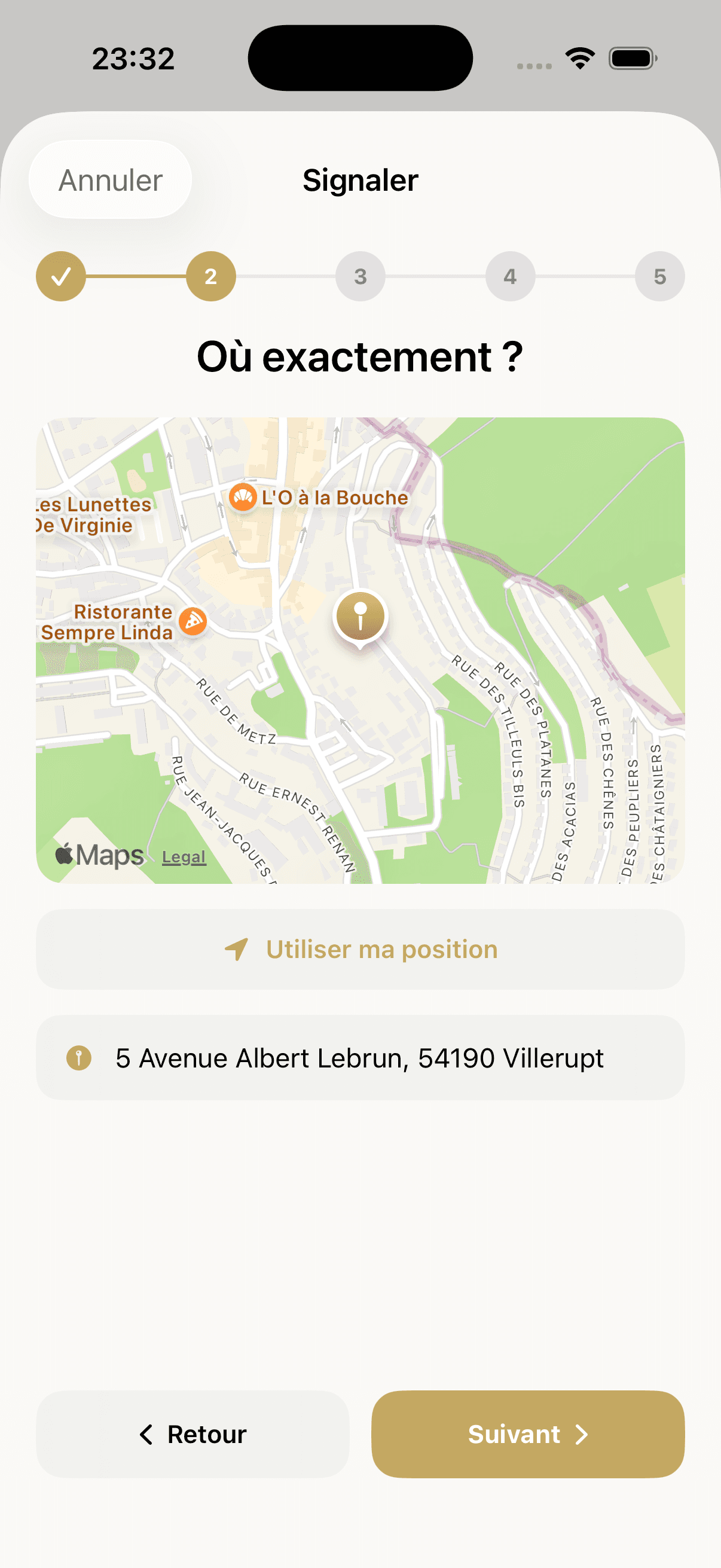 Dêmia — Localisation